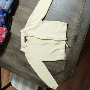 Land's End zip sweater